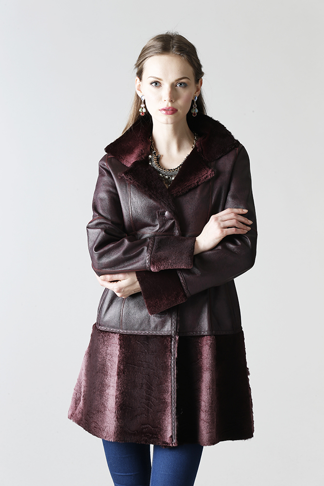 ムートン　ラパンダブルフェイスコート