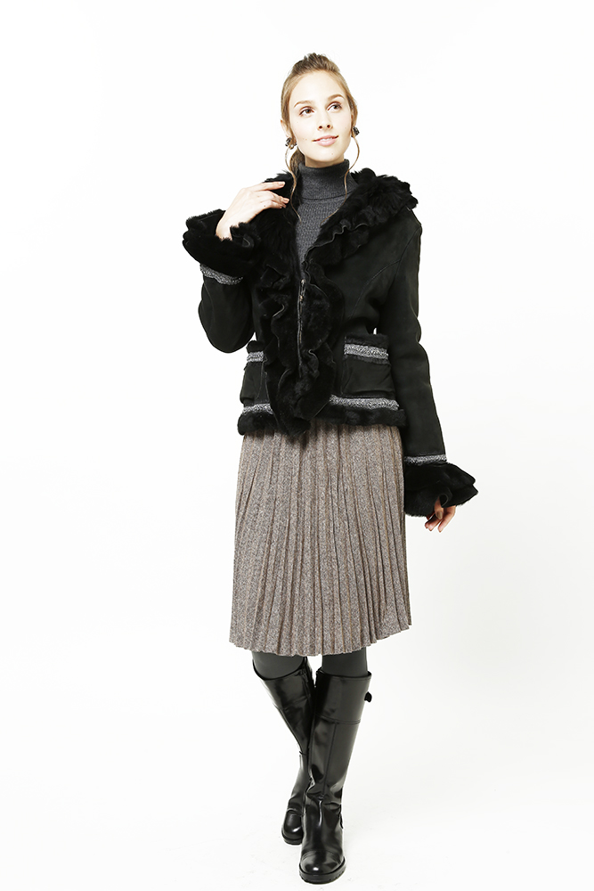 ムートン　ラムダブルフェイスジャケット